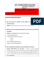 Assignment - 3 (Information Security) : Answer The Following Questions