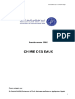 Chimie Des Eaux PDF