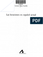 Las Locuciones en Español Actual: Leonor Ruiz Gurillo