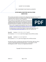 Cumulative Normal Distribution Calculator and Inverse CDF Calculator Exam MFE Questions and Solutions