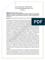 Examen - Lengua - Opcion - A JUNIO 2018