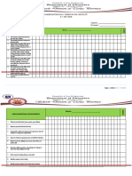 Kindergarten-Contextualized Daily Observation Checklist