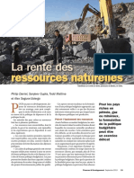 La Rente Des Ressources Naturelles