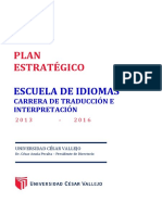 Plan Estrategico de Traduccion e Interpretacion 2013 2016 Actualizado