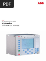 ABB 630 - Series - Inst - 755958 - ENg PDF