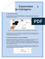 Líneas Espectrales y Átomo de Hidrógeno