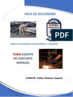 Equipo de Oxicorte Manual PDF