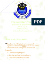 The Auxiliary Verbs