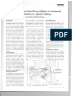 The Use of Vertical Band Drains (Wicks) To Accelerate Consolidation of Uranium Tailings