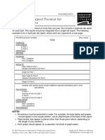 Physics Lab Report Format For Multi-Part Labs: Notes