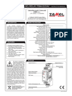 Bistable (Impulse) Relay Pbm-02/24V: Dane Techniczne Description