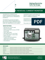 Rcm14-03 Ac/Dc Residual Current Monitor: Making Electricity Safer by Design