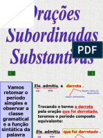 9º Ano Port. Aula 03. Oracões Subordinadas Substantivas