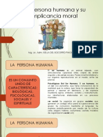 SESIÓN #04 La Persona Humana y Su Implicancia Moral