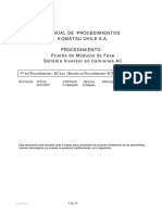 Procedimiento ACPSB10 PRUEBA MODULOS DE FASE