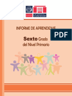 Informe de Aprendizaje 6to. Grado PDF