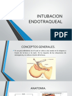 Intubacion Endotraqueal