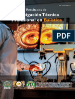 Resultados de Investigación Técnica Profesional en Balística PDF