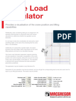 Crane Load Calculator: Provides A Visualisation of The Crane Position and Lifting Capabilities