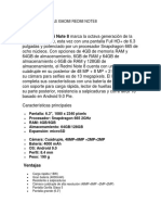 Caracteristicas Xiaomi Redmi Note8