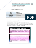 Grammar: Types of Grammar