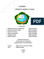 Papers: Simple Present Perfect Tense