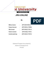 Jru-Online: Department of Computer Science Engineering Bachelor of Technology (B. Tech) 2019-2020