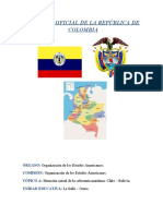 Posición Oficial de La Republica de Colombia Topico A