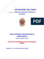 Desarrollo de Habilidades para La Investigación (DHIN)