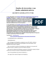 Ley de Fondos de Inversión y Sus Sociedades Administradoras