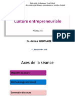 Séance 1 Culture Entrepreneuriale