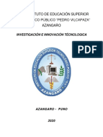 Separata Investigación e Innovación Tecnológica - 2020