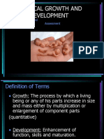 Physical Growth and Development: Different Aspects and Assessment