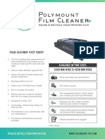 Factsheet PolymountFilmcleaner