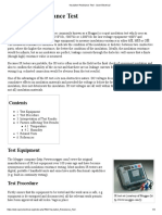 Insulation Resistance Test - Open Electrical