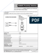 NAMUR Proximity Switches: Connection Diagrams