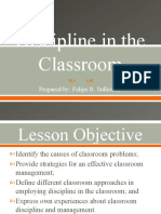 Discipline in The Classroom