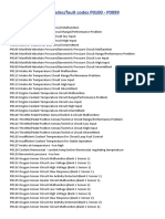 BMW EOBD Fault Codes