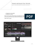 Dell UltraSharp 27 Monitor With Premier Color UP2716D