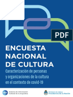 Encuesta Nacional de Cultura 