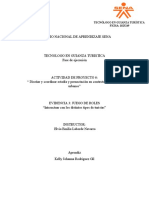 Evidencia 3 Juego de Roles Interactuar Con Los Distintos Tipos de Turistas-JOHANA