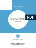 Digital Foundation Summary Lesson 3