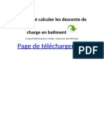 Exemple de Descente de Charges PDF