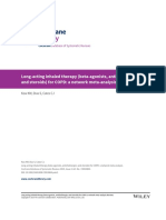 Long-Acting Inhaled Therapy (Beta-Agonists, Anticholinergics and Steroids) For COPD: A Network Meta-Analysis (Review)