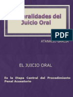 Generalidades Del Juicio Oral