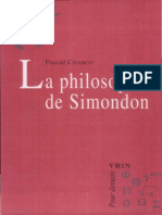 Chabot P La Philosophie de Simondon PDF