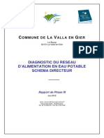 Diagnostic Du Reseau D Alimentation en Eau Potable Schema Directeur