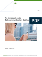 An Introduction To Telecommunication Cables: Brussels, 20 March 2013