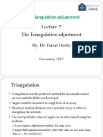 The Triangle Adjustment