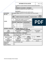 Informe de La Evaluacion Por Onac